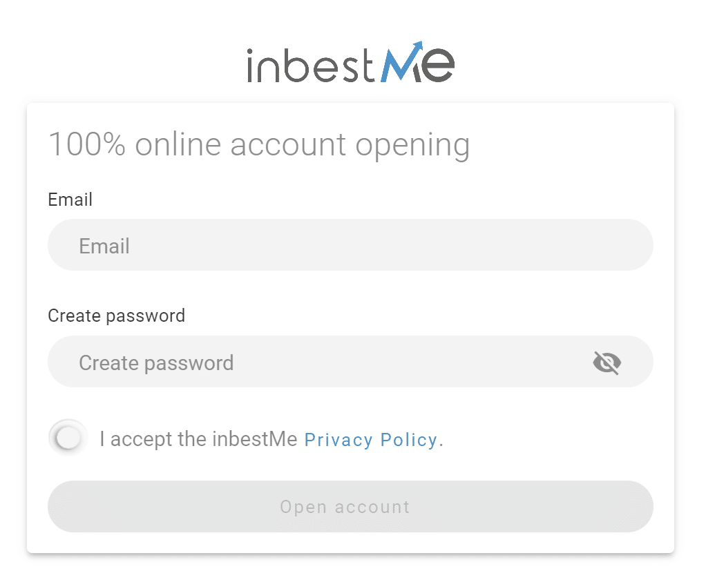 online account opening inbestme